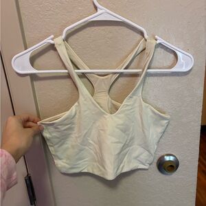 lululemon athletica Cream Crop Top